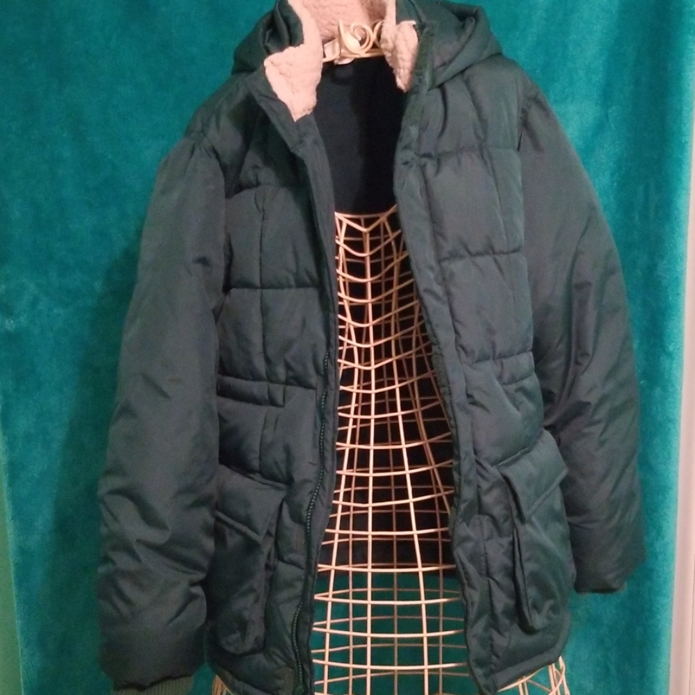 Crazy 8 XL lined heavy green jacket